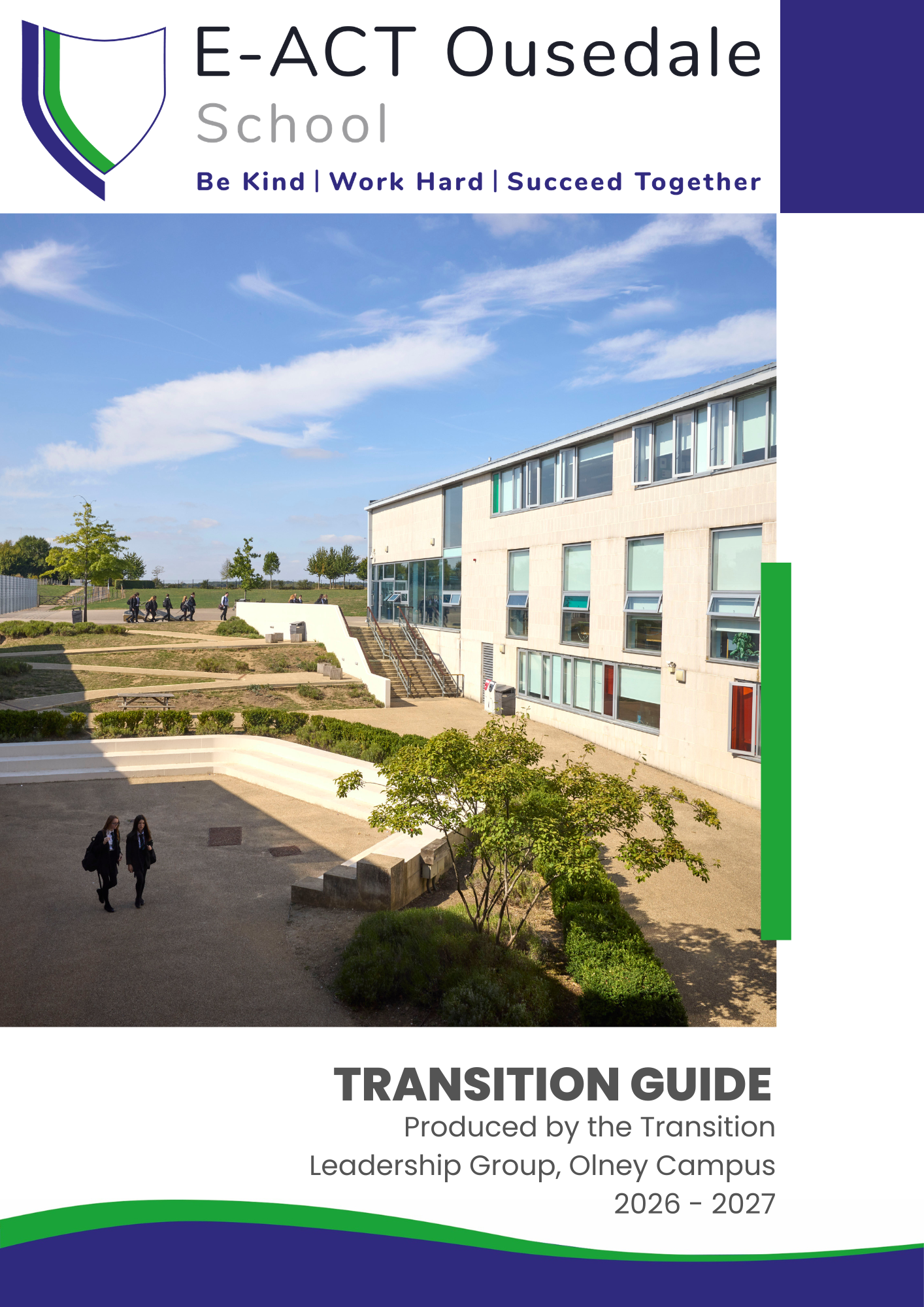 Olney Campus Transition Guide Front Cover