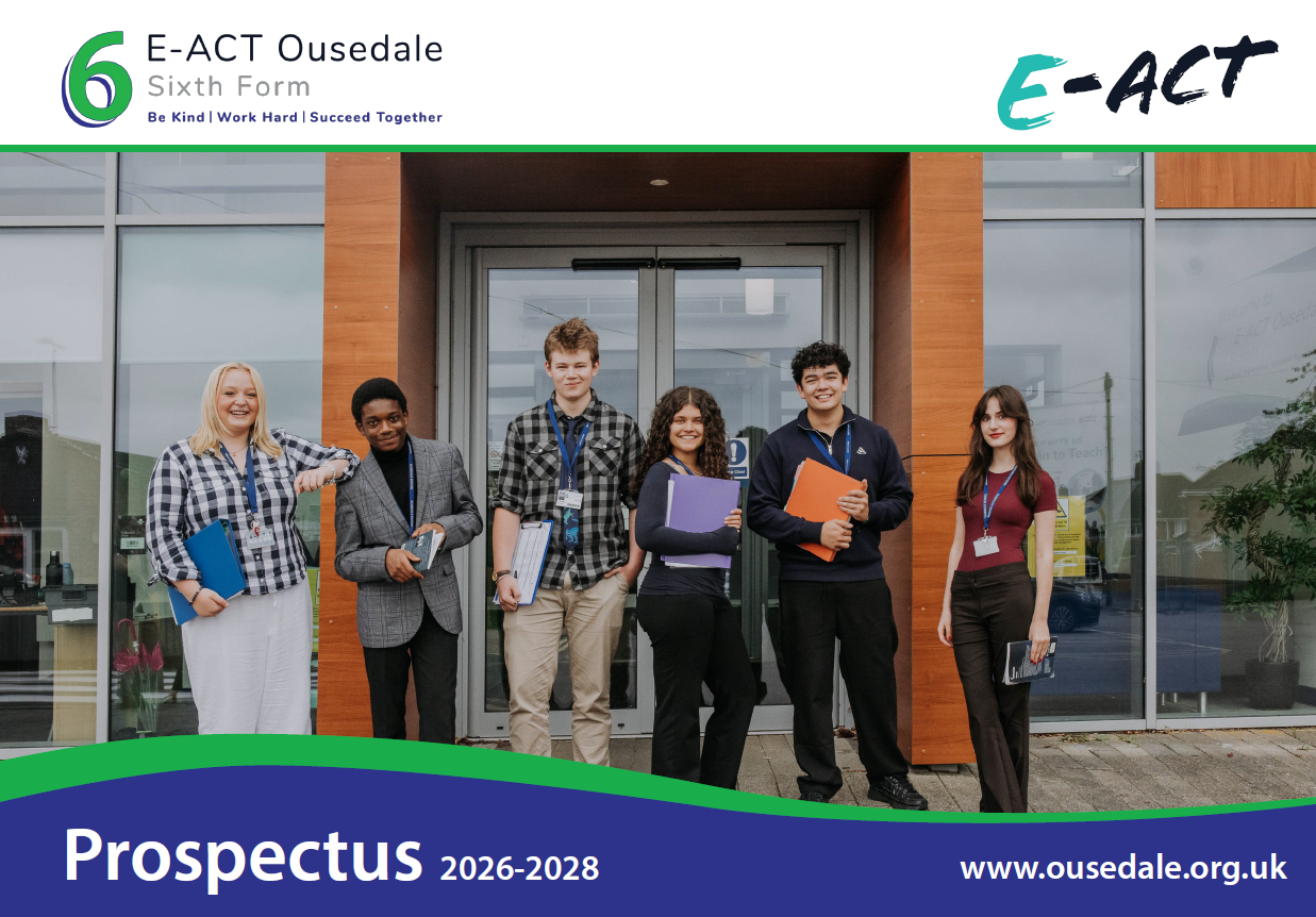 Sixth Form Prospectus Front Cover Image